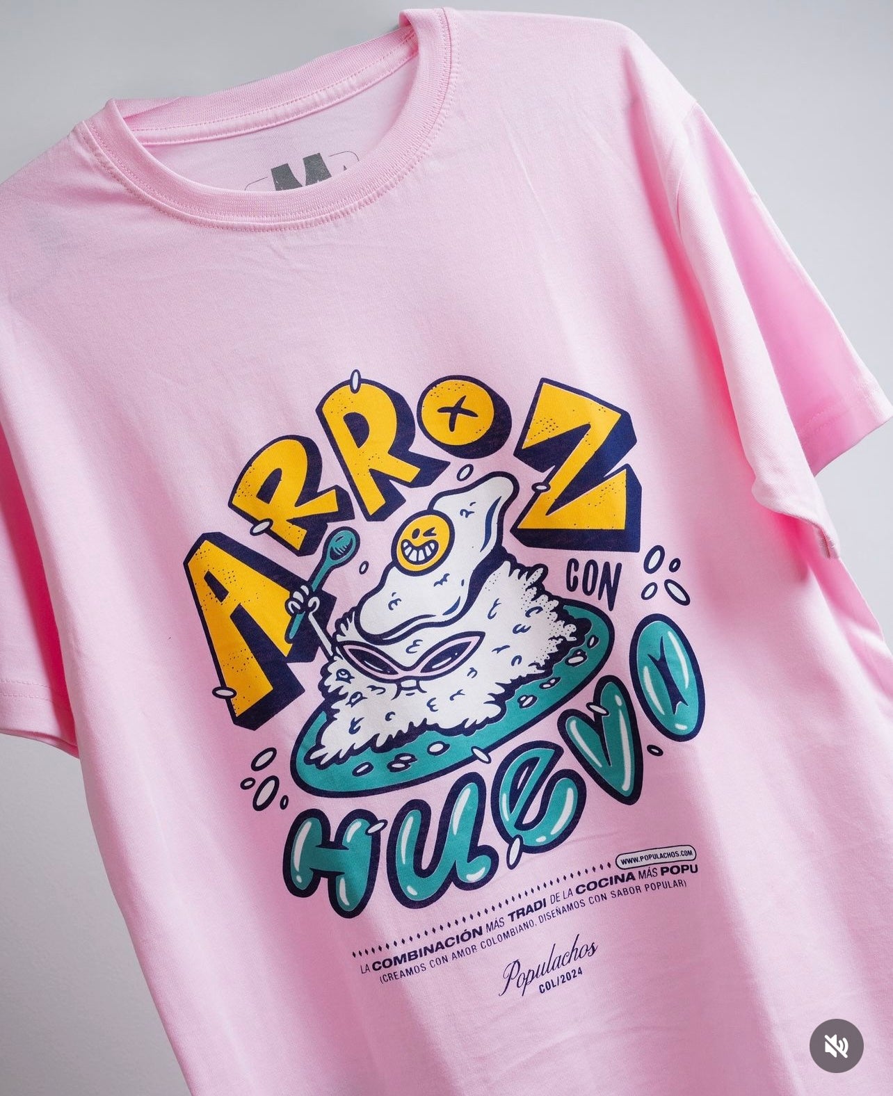 Camiseta arroz con huevo