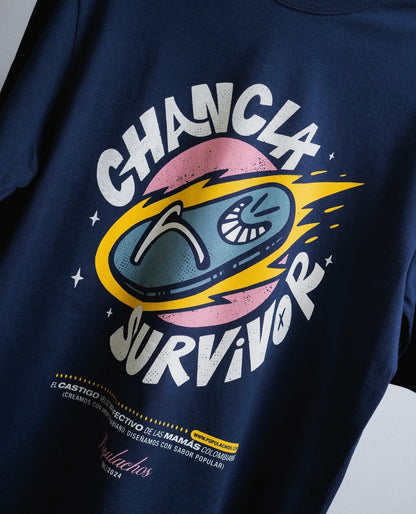 Camiseta chancla survivor