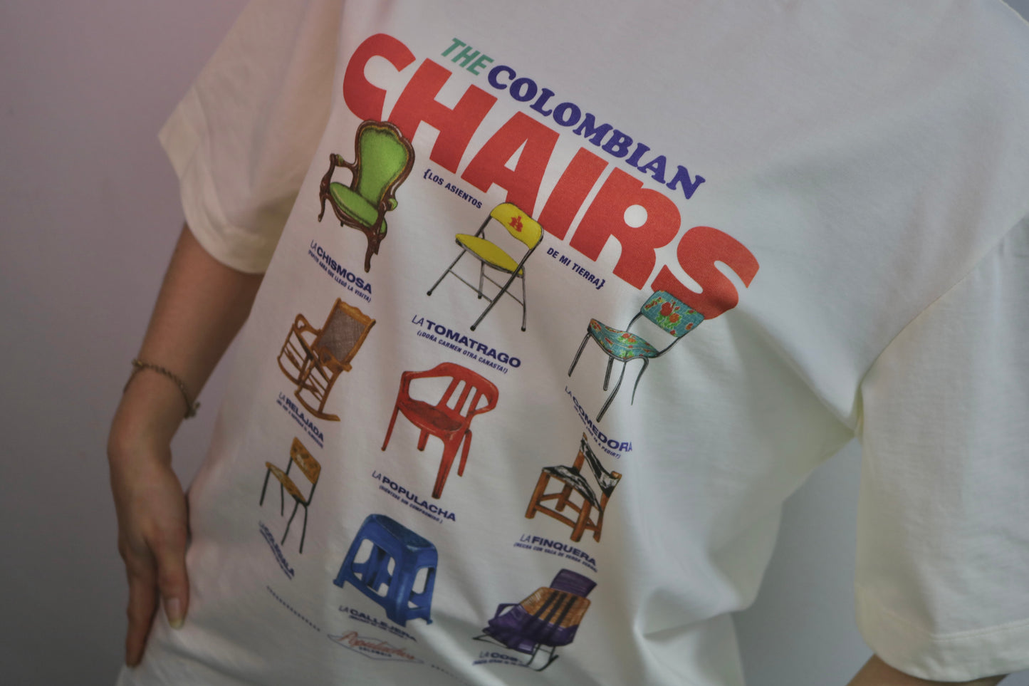 Camiseta sillas