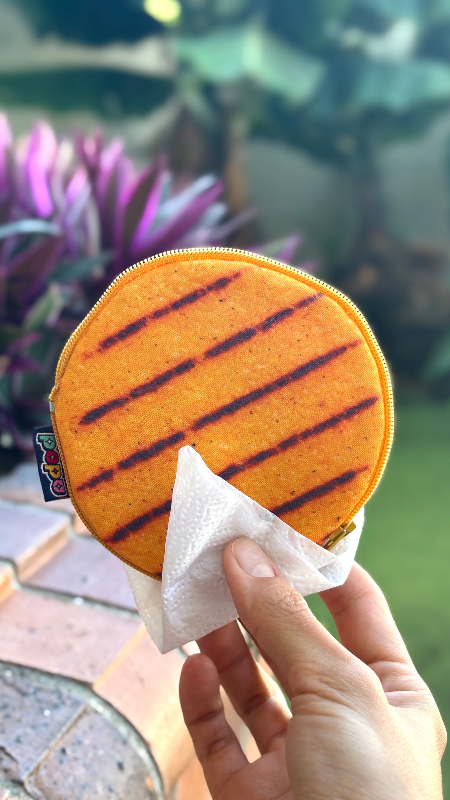 Monedero arepa amarilla