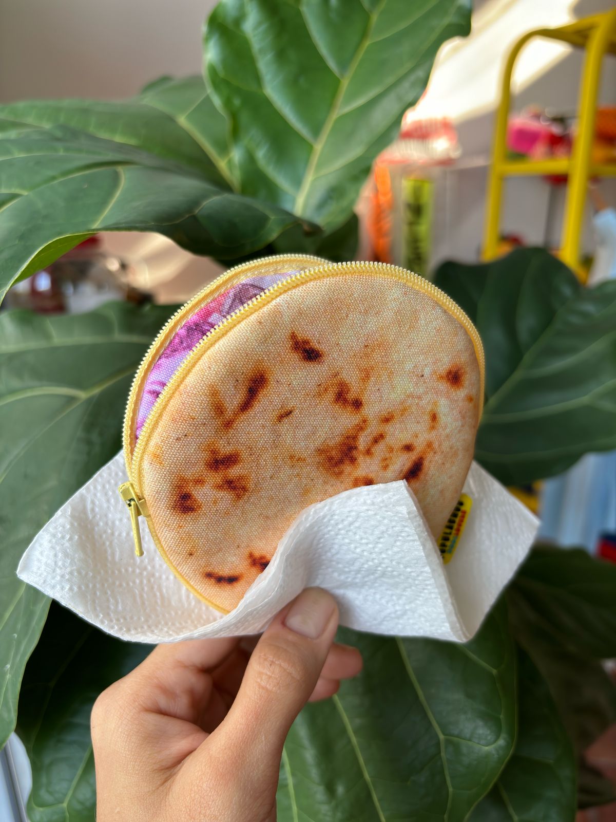 Monedero arepa blanca